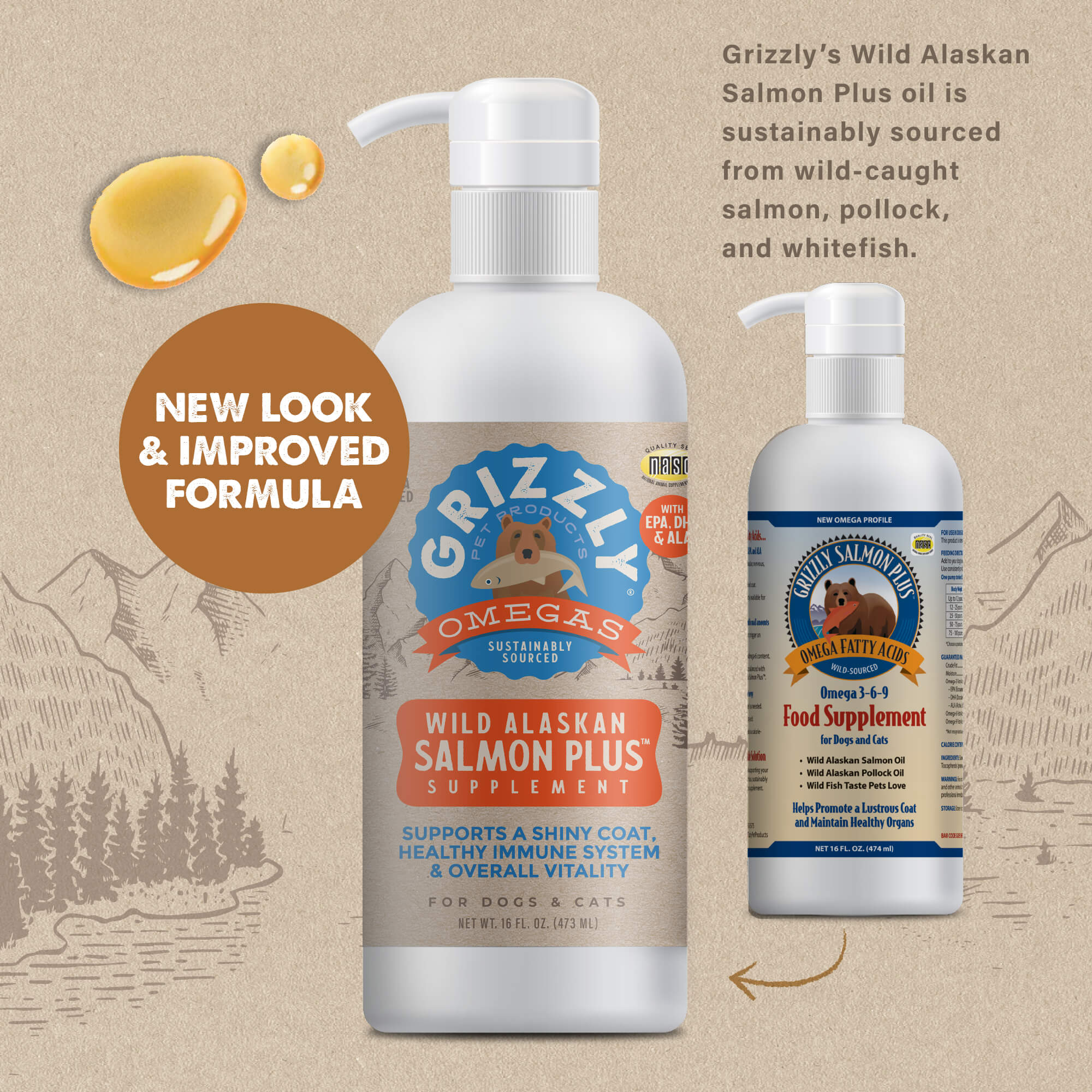 Salmon Plus - Grizzly Pet Products